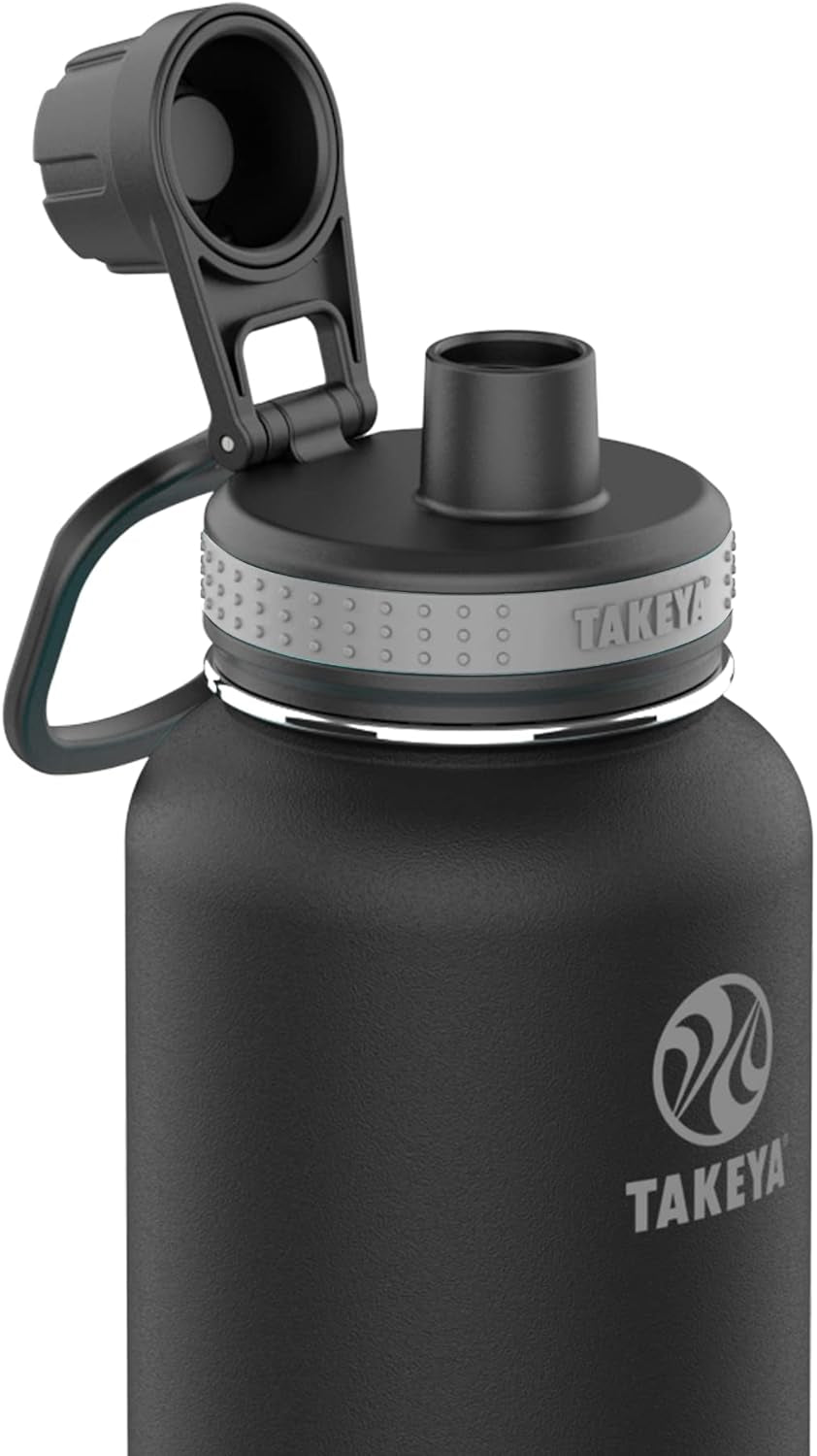 Originals 40 Oz Vacuum Insulated Stainless Steel Water Bottle - Leakproof & Bpa-Free Spout Lid - Keeps Drinks Cold 24 Hrs/Hot 12 Hrs - Double-Wall Design - Ideal for Active Lifestyles, Black